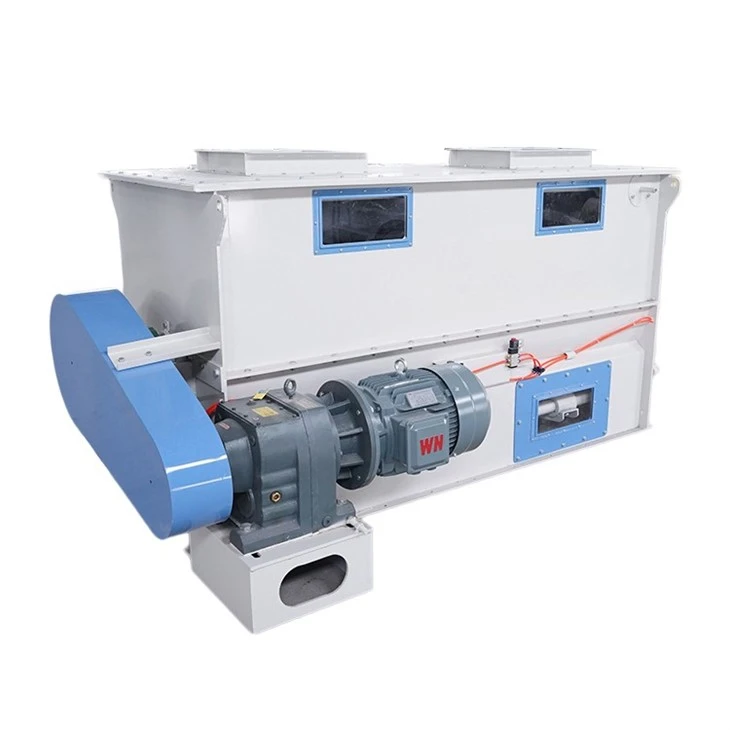 horizontal ribbon mxer